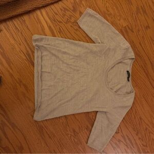 The Limited Lightweight Tan Sweater (M)